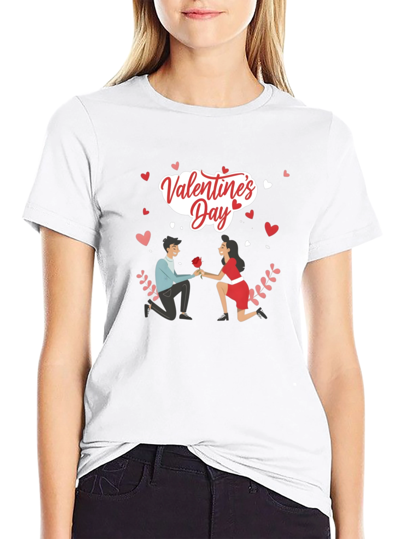 Valentines Day Proposal Graphic Tee