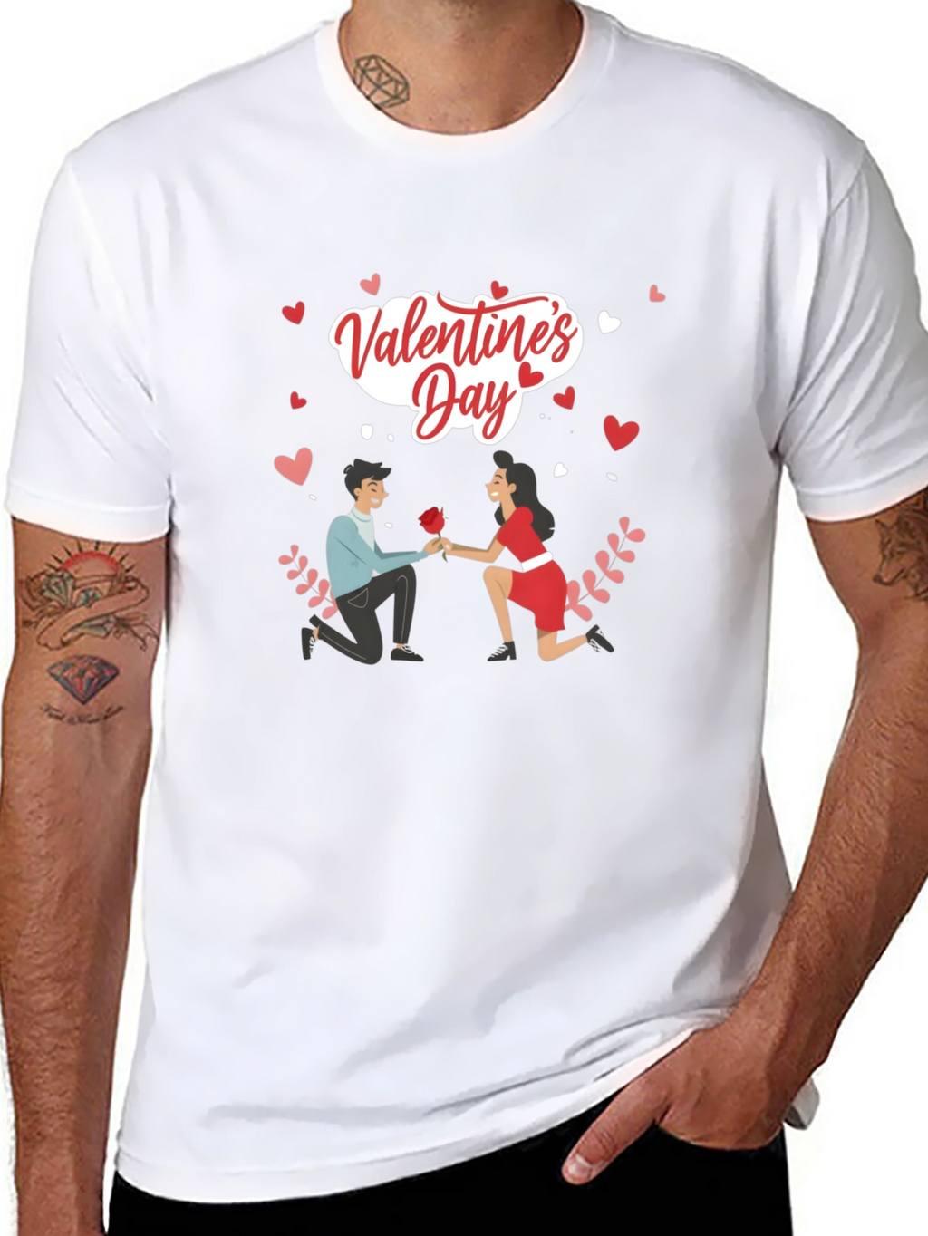 Valentines Day Proposal Graphic Tee