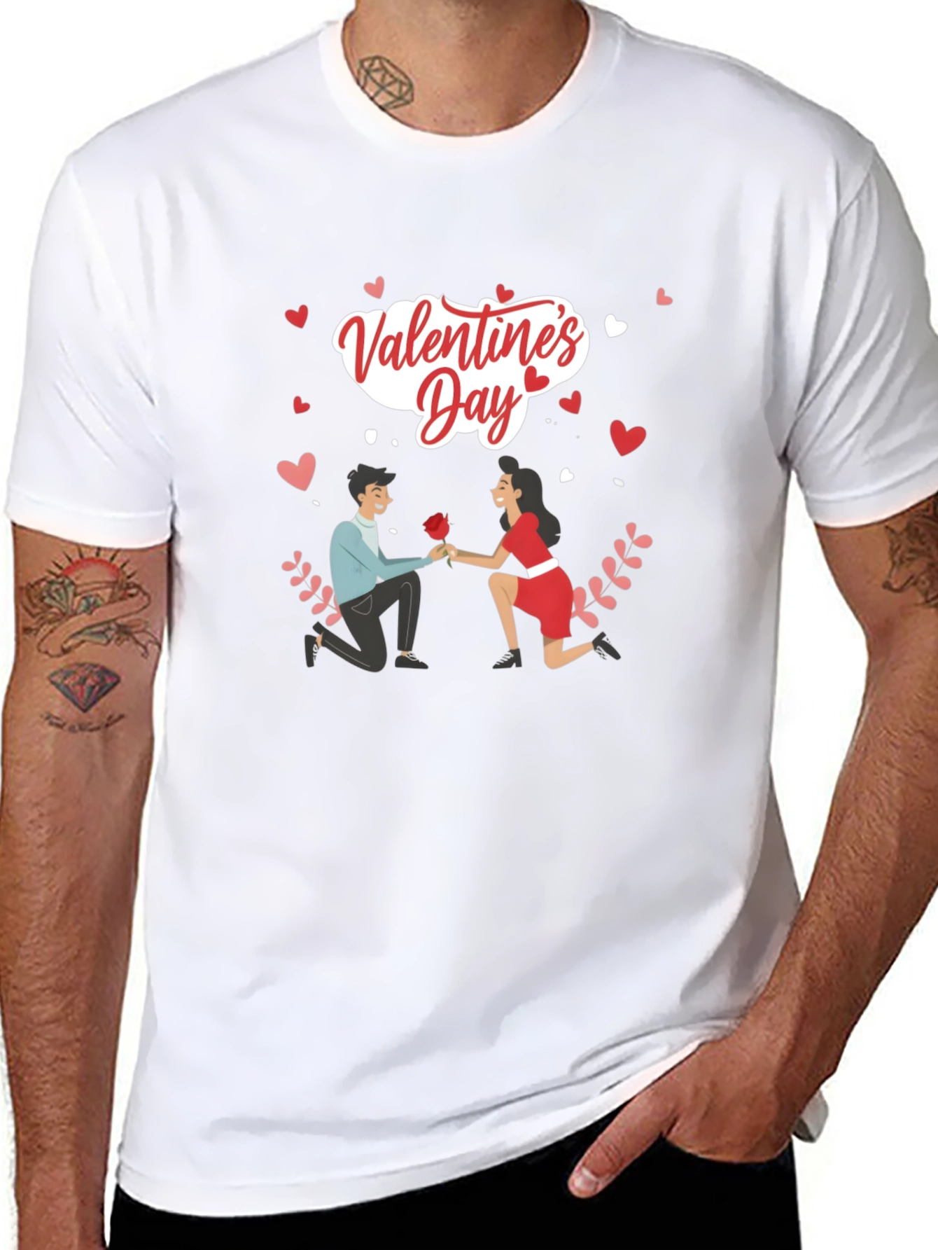 Valentines Day Proposal Graphic Tee