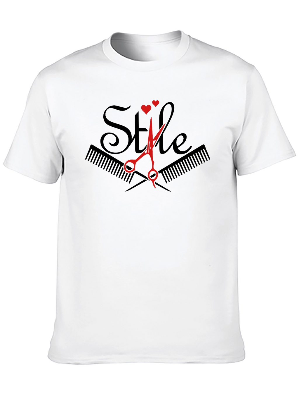 Stylish Barber T-Shirt: Hair Salon Design Tee