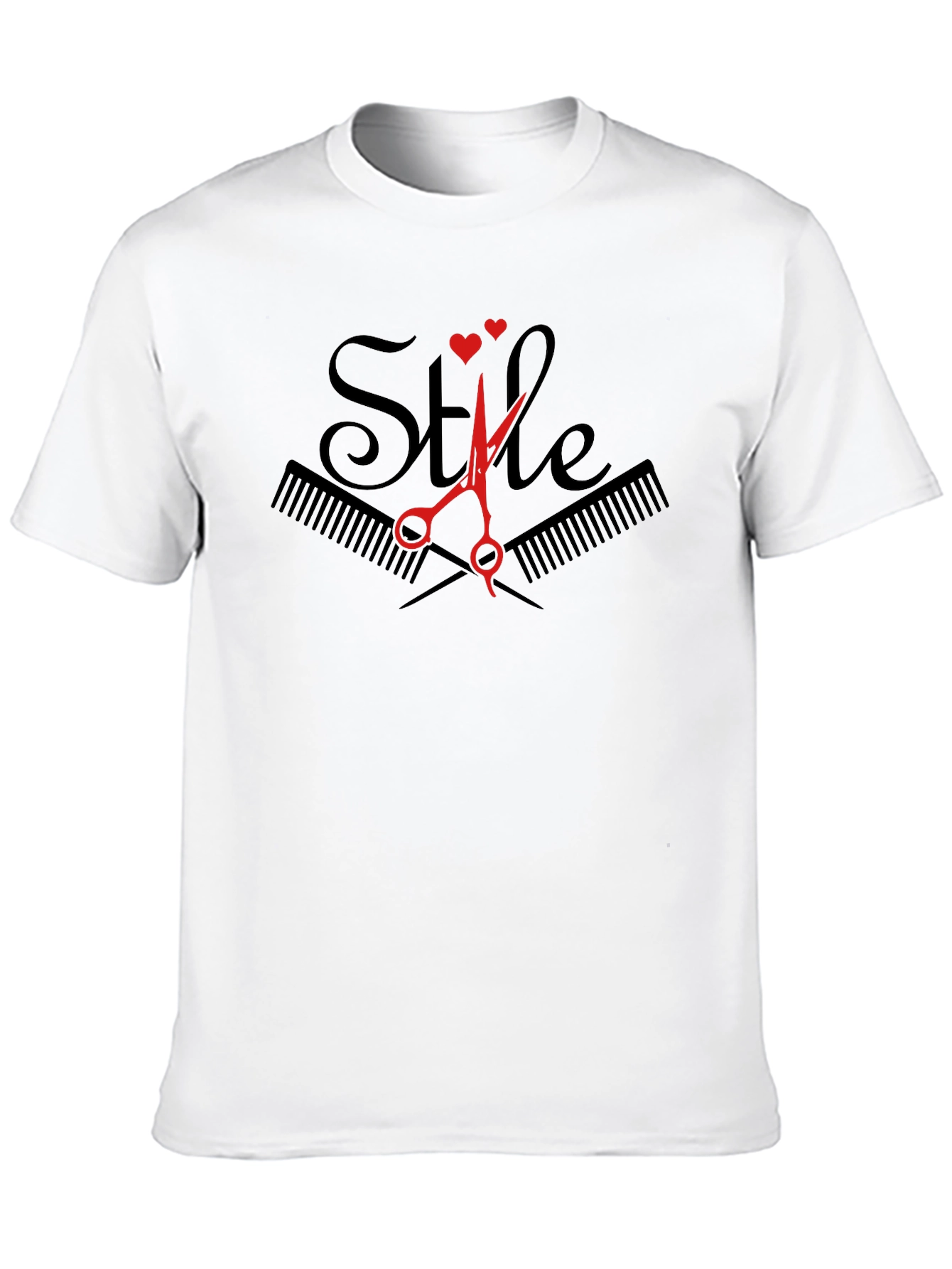 Stylish Barber T-Shirt: Hair Salon Design Tee