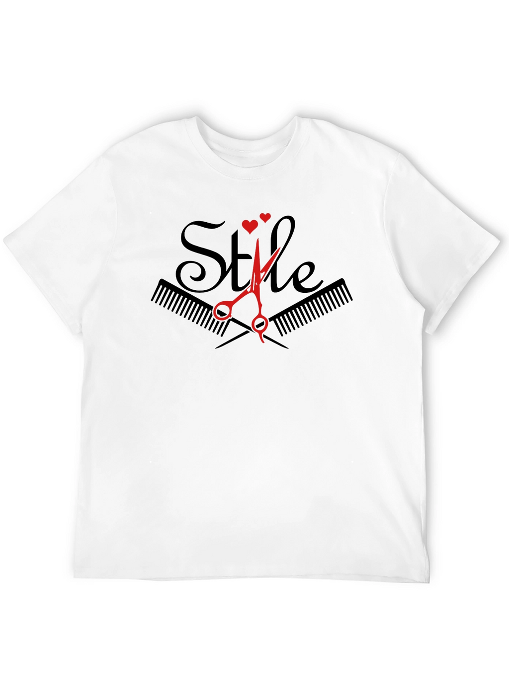 Stylish Barber T-Shirt: Hair Salon Design Tee