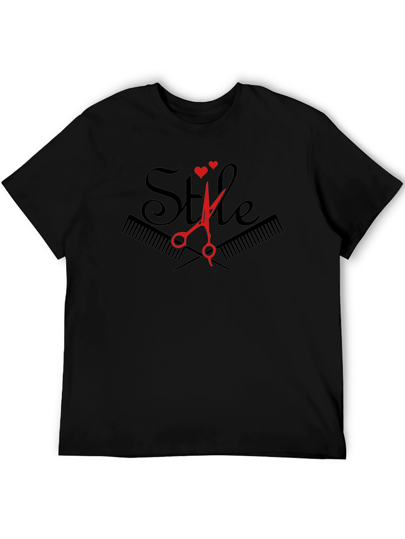 Stylish Barber T-Shirt: Hair Salon Design Tee