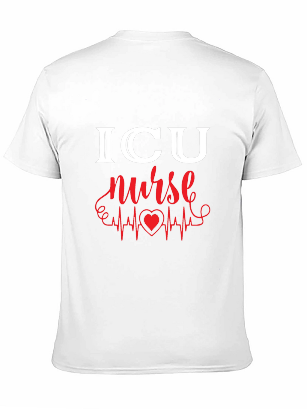 ICU Nurse Heartbeat Graphic Tee