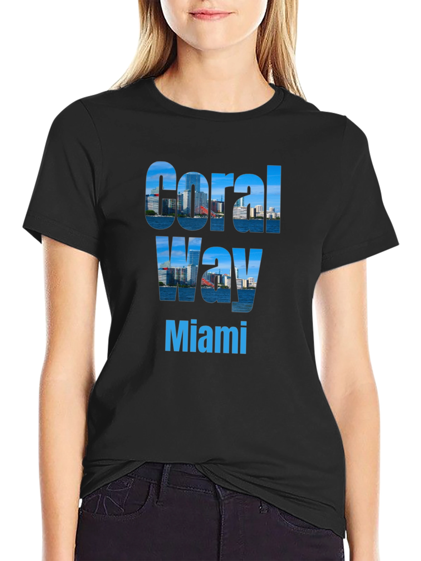 Coral Way Miami Graphic T-Shirt