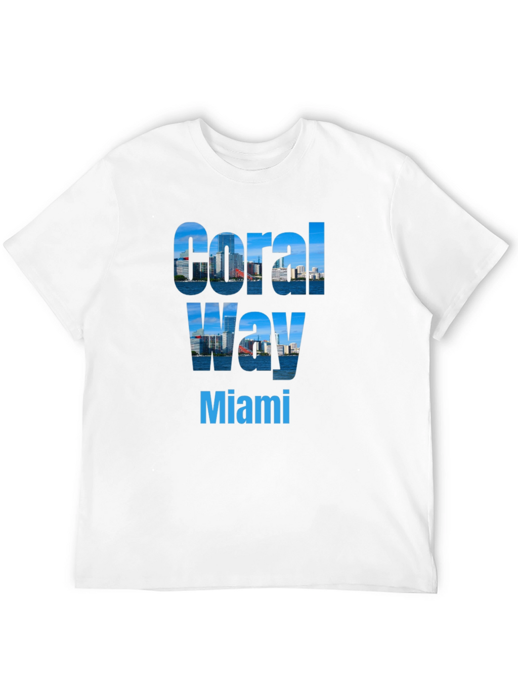 Coral Way Miami Graphic T-Shirt