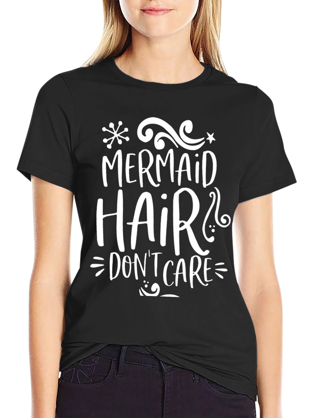 Mermaid Hair Dont Care Graphic Tee