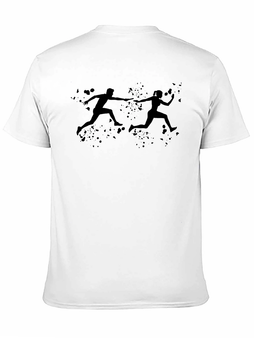 Running Relay Team Black T-Shirt