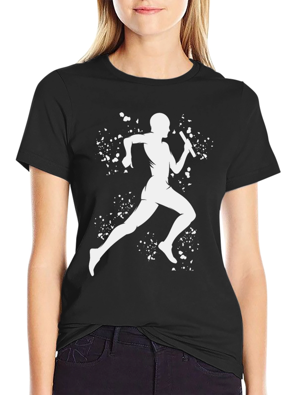 Runner Relay Graphic Tee - Black