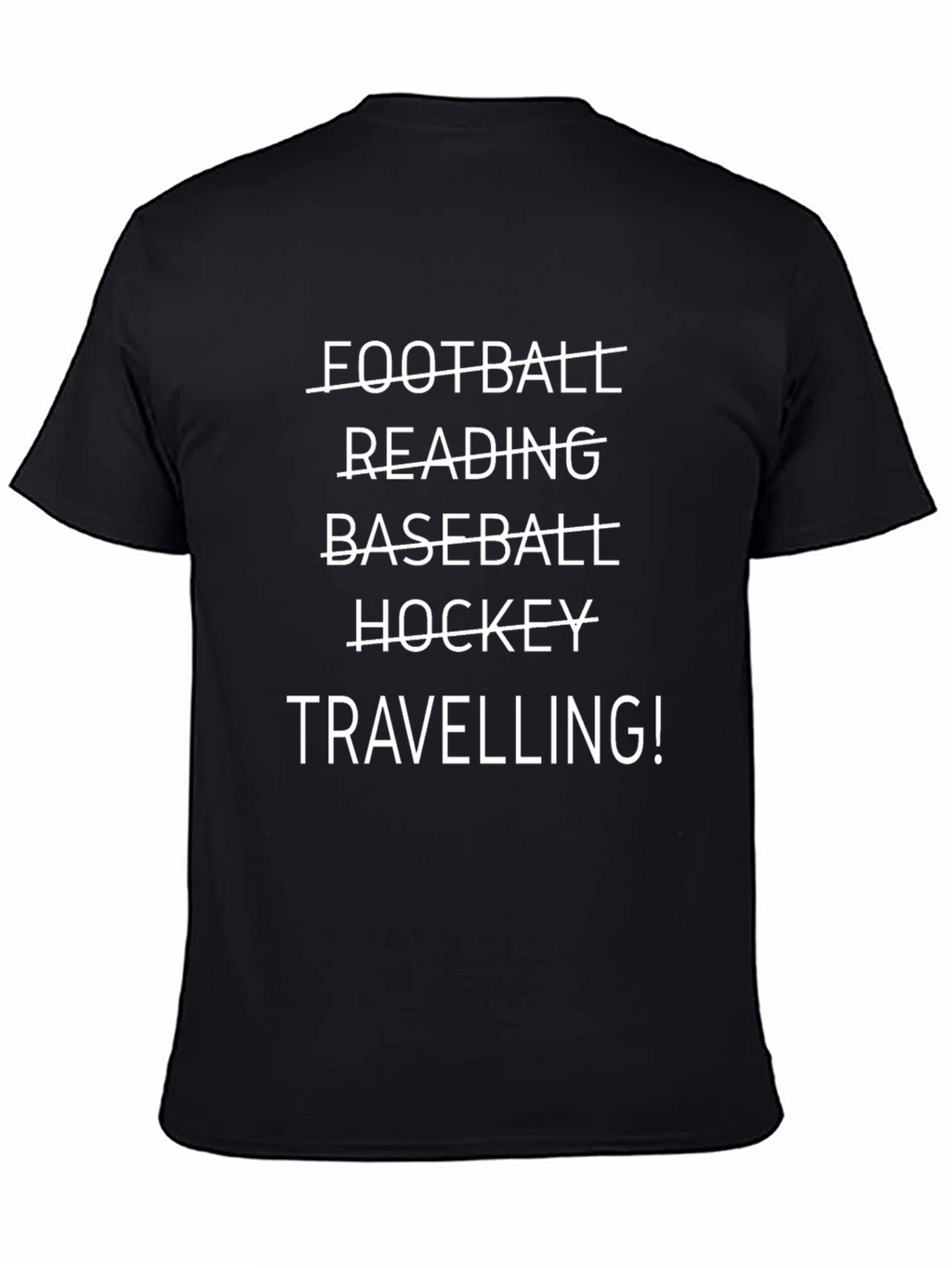 Travel Lover Black T-Shirt