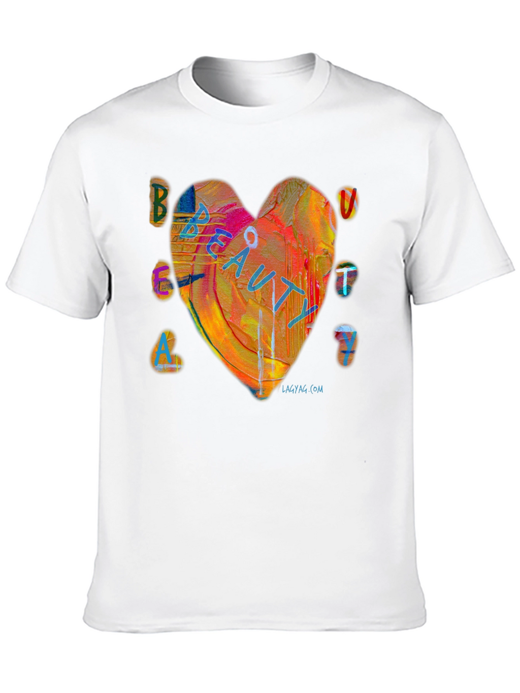 Beauty Heart Graphic T-Shirt - Unisex Short Sleeve