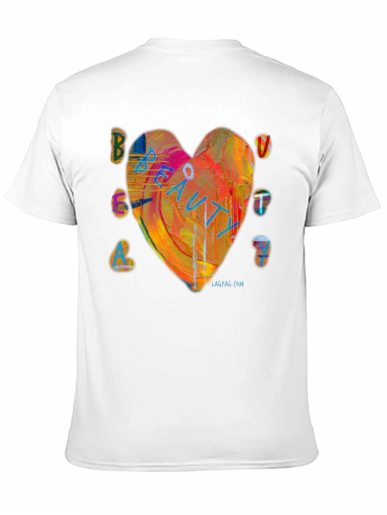Beauty Heart Graphic T-Shirt - Unisex Short Sleeve