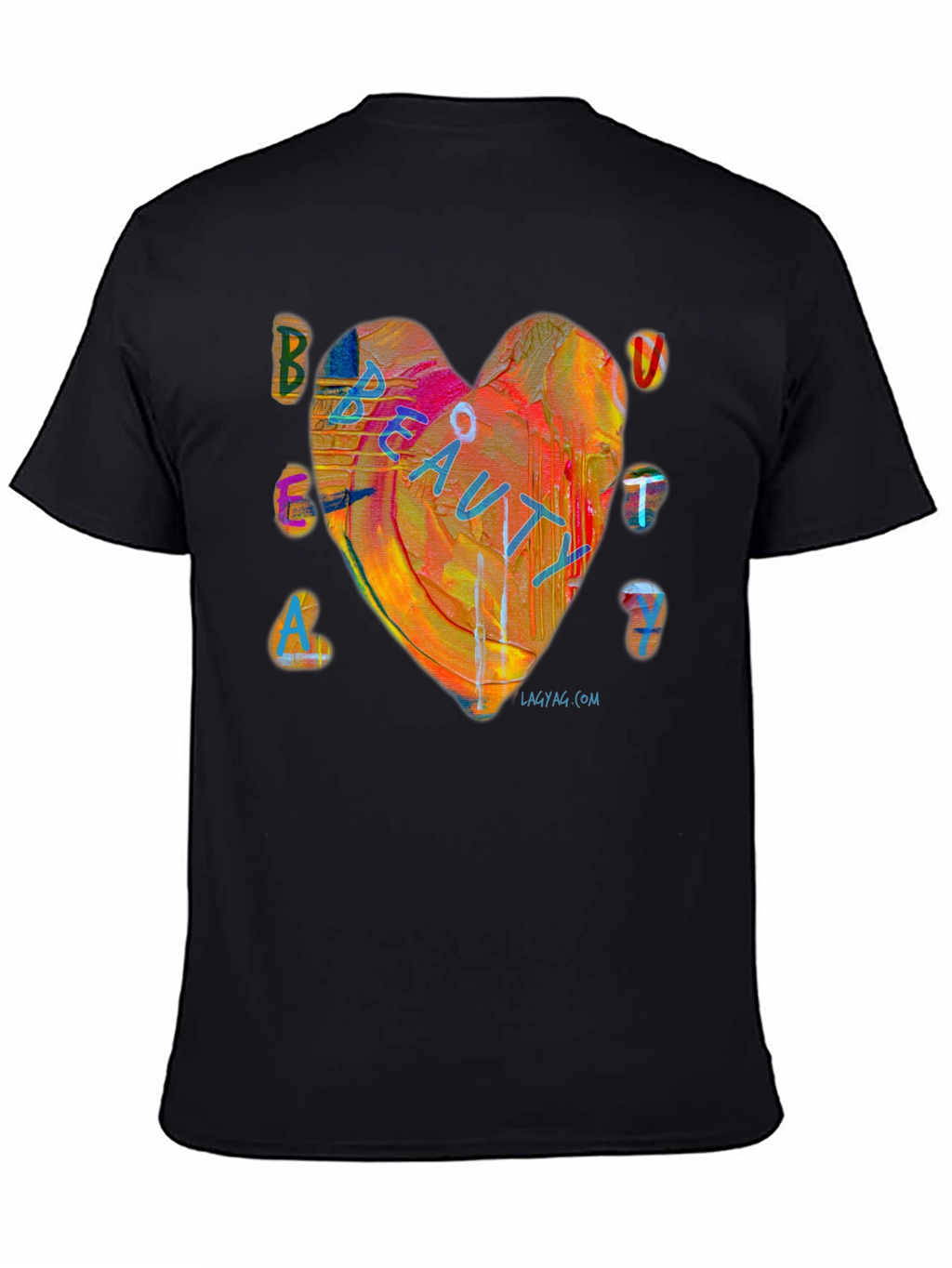 Beauty Heart Graphic T-Shirt - Unisex Short Sleeve
