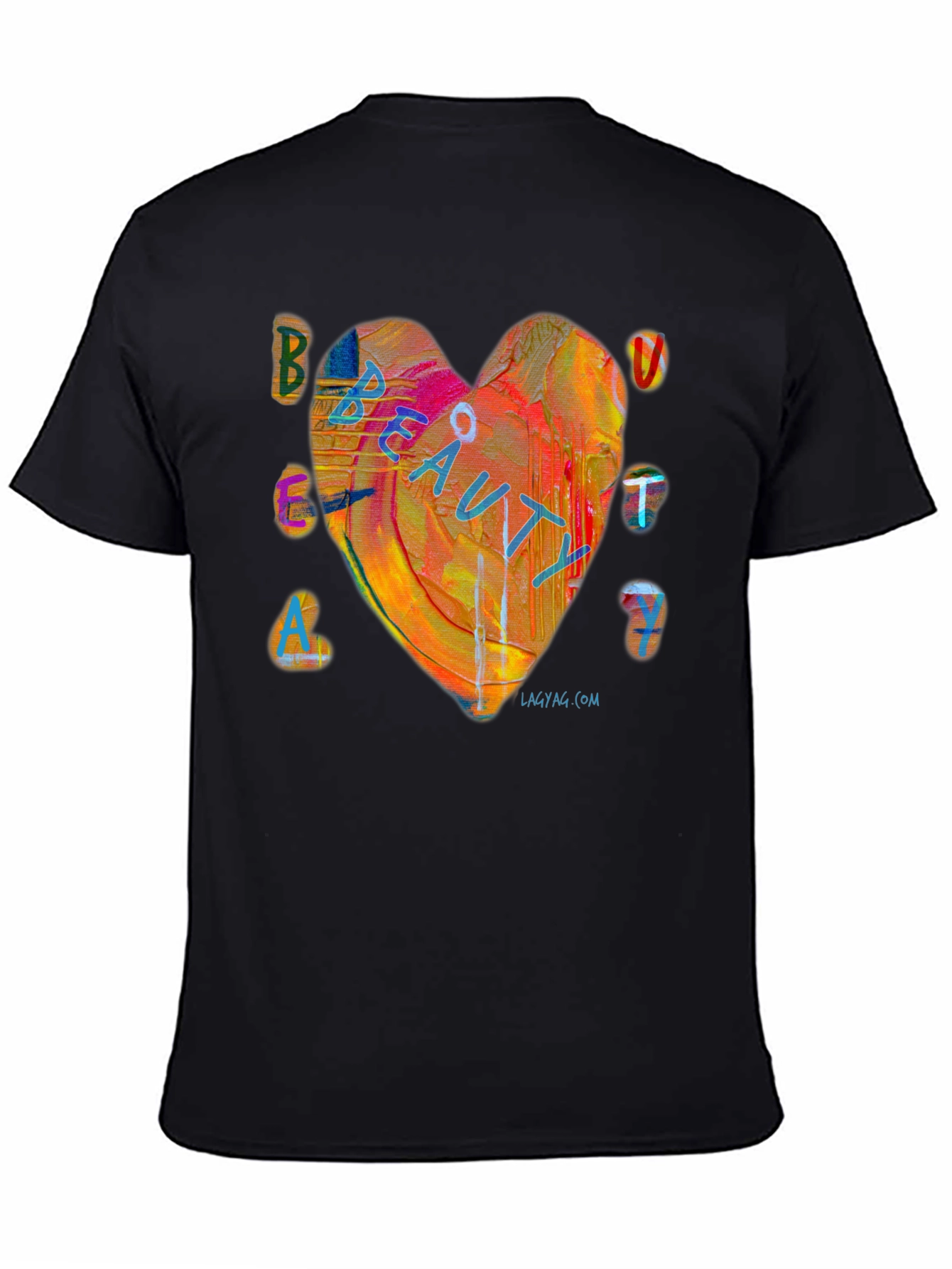 Beauty Heart Graphic T-Shirt - Unisex Short Sleeve