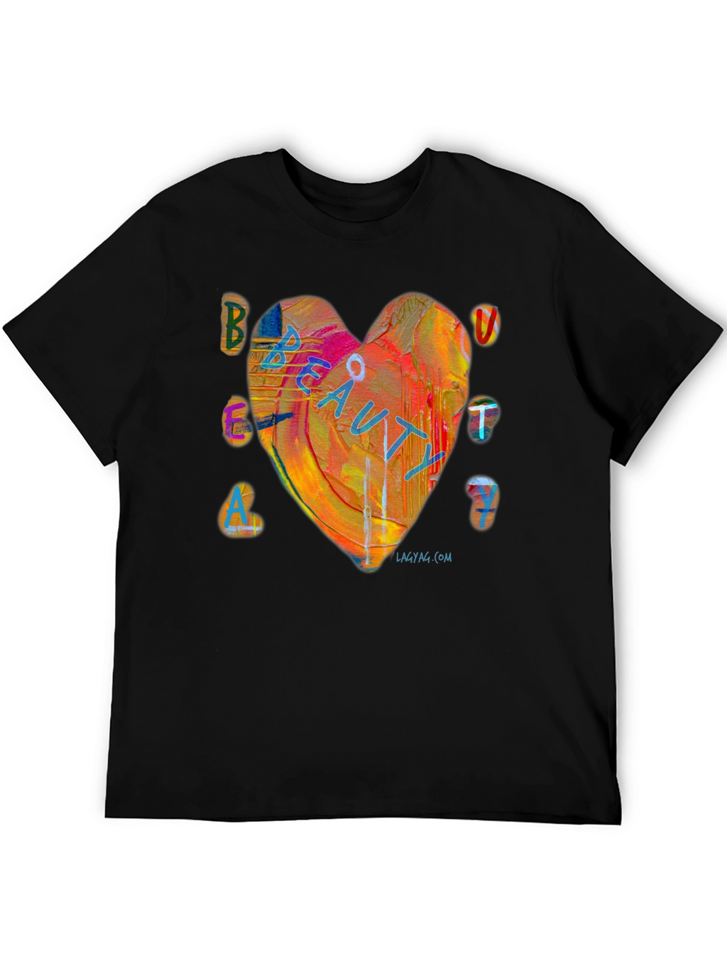 Beauty Heart Graphic T-Shirt - Unisex Short Sleeve