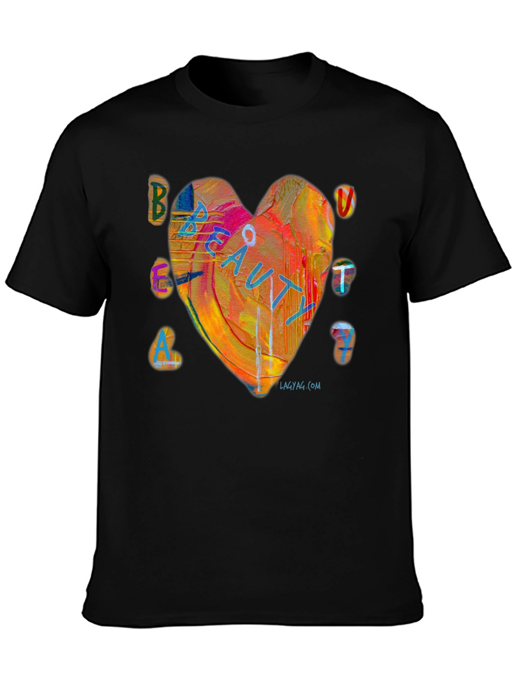 Beauty Heart Graphic T-Shirt - Unisex Short Sleeve