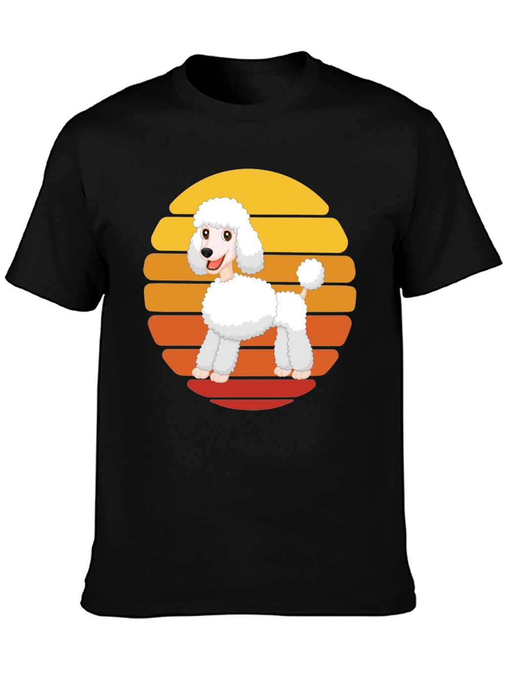 Poodle Sunset Graphic Tee
