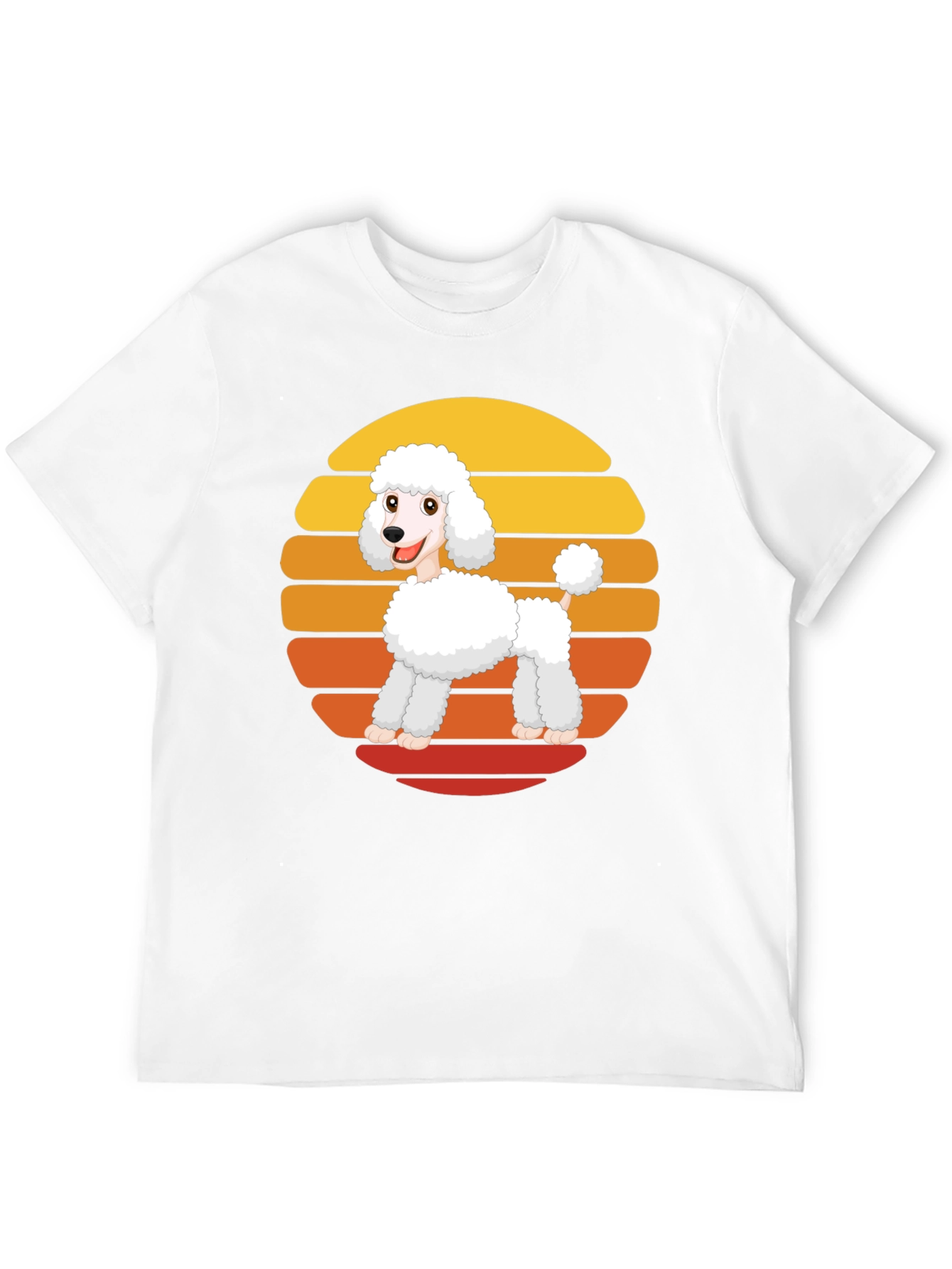 Poodle Sunset Graphic Tee