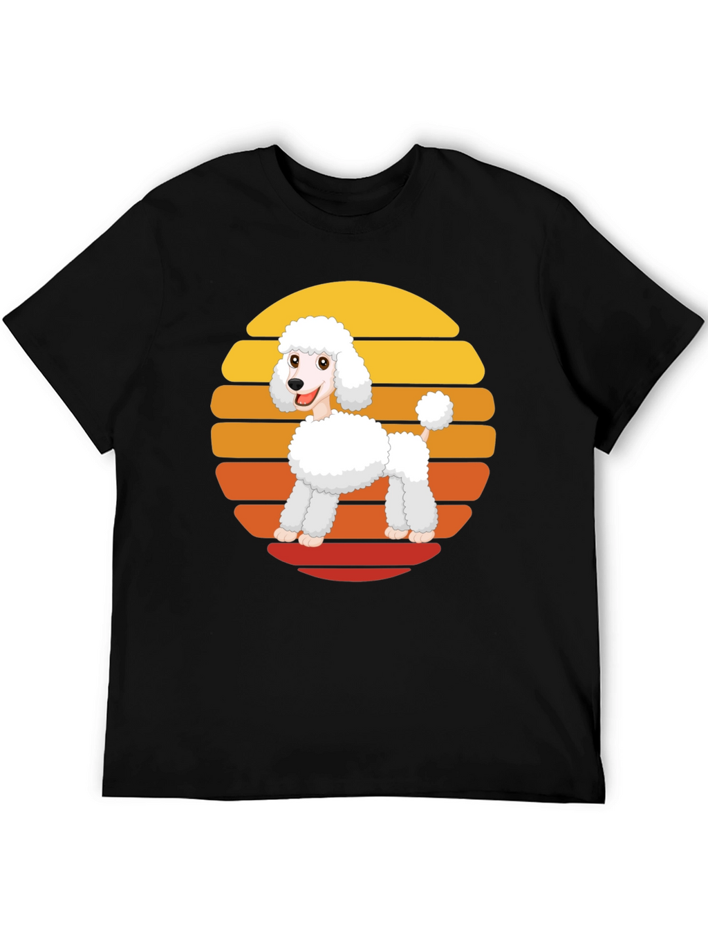 Poodle Sunset Graphic Tee
