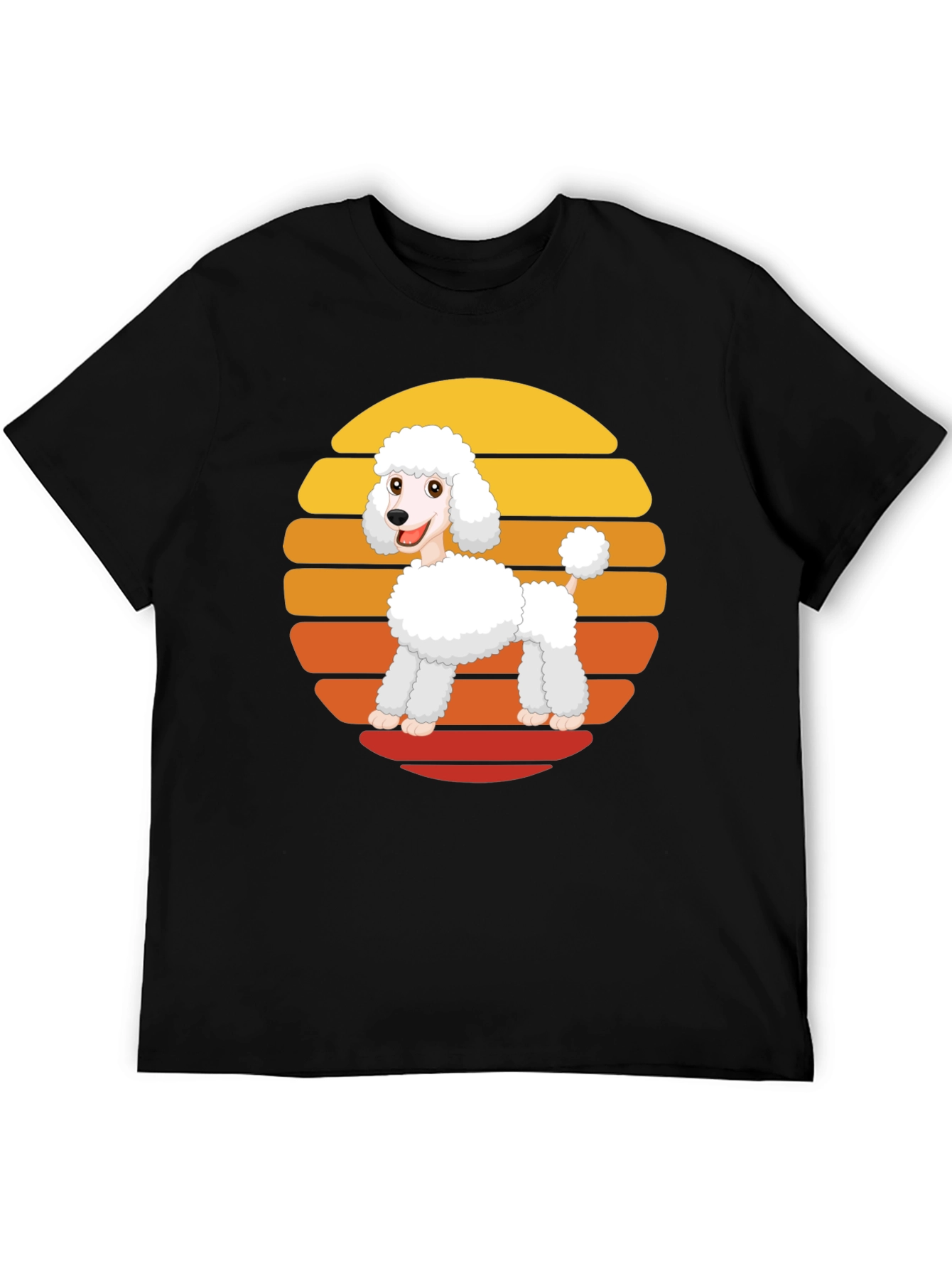 Poodle Sunset Graphic Tee