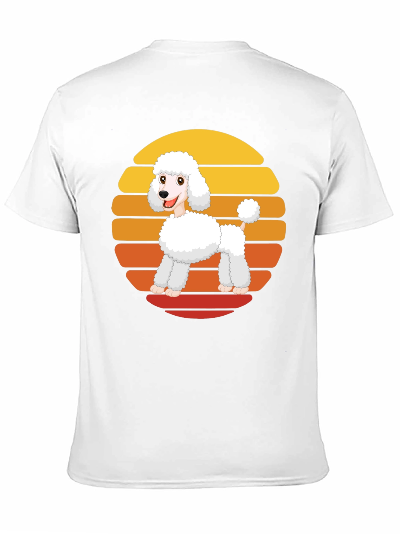 Poodle Sunset Graphic Tee