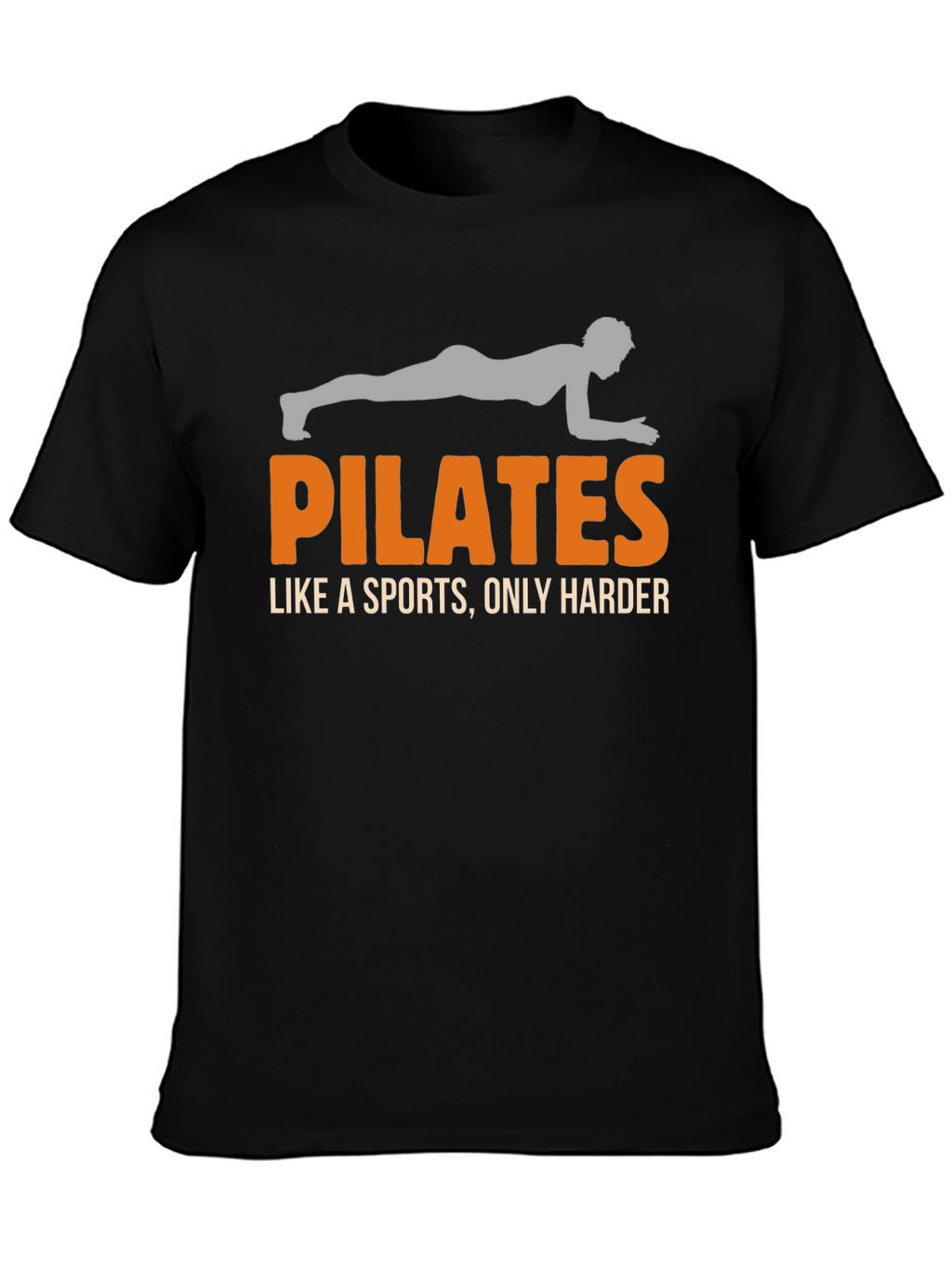 Pilates Like a Sports Mens Black T-Shirt
