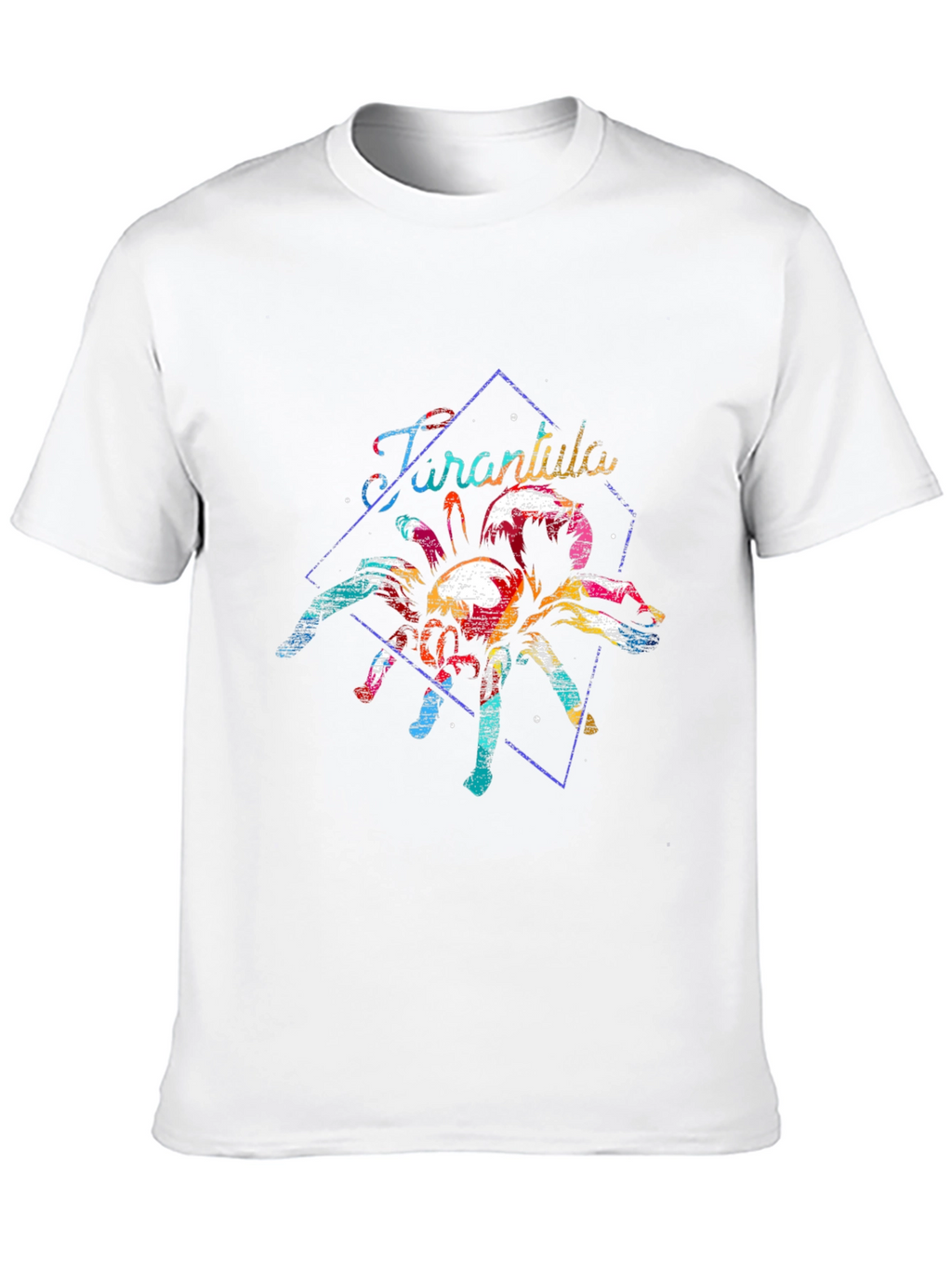 Tarantula Graphic Print Tee - Retro Spider T-Shirt