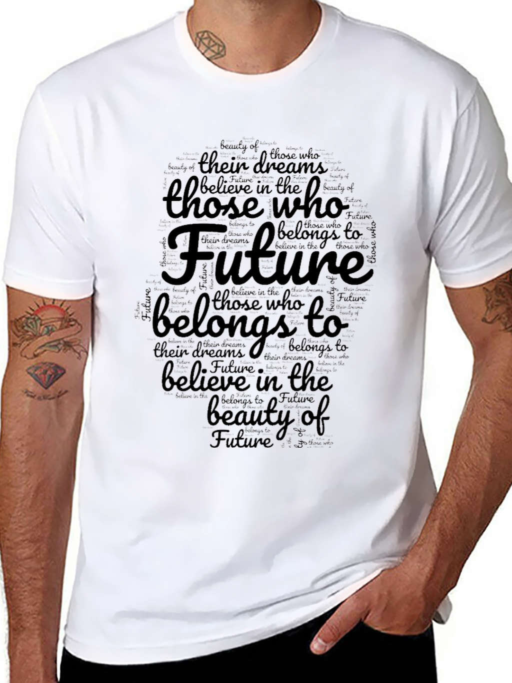 Believe In Future T-Shirt - Inspiring Graphic Tee
