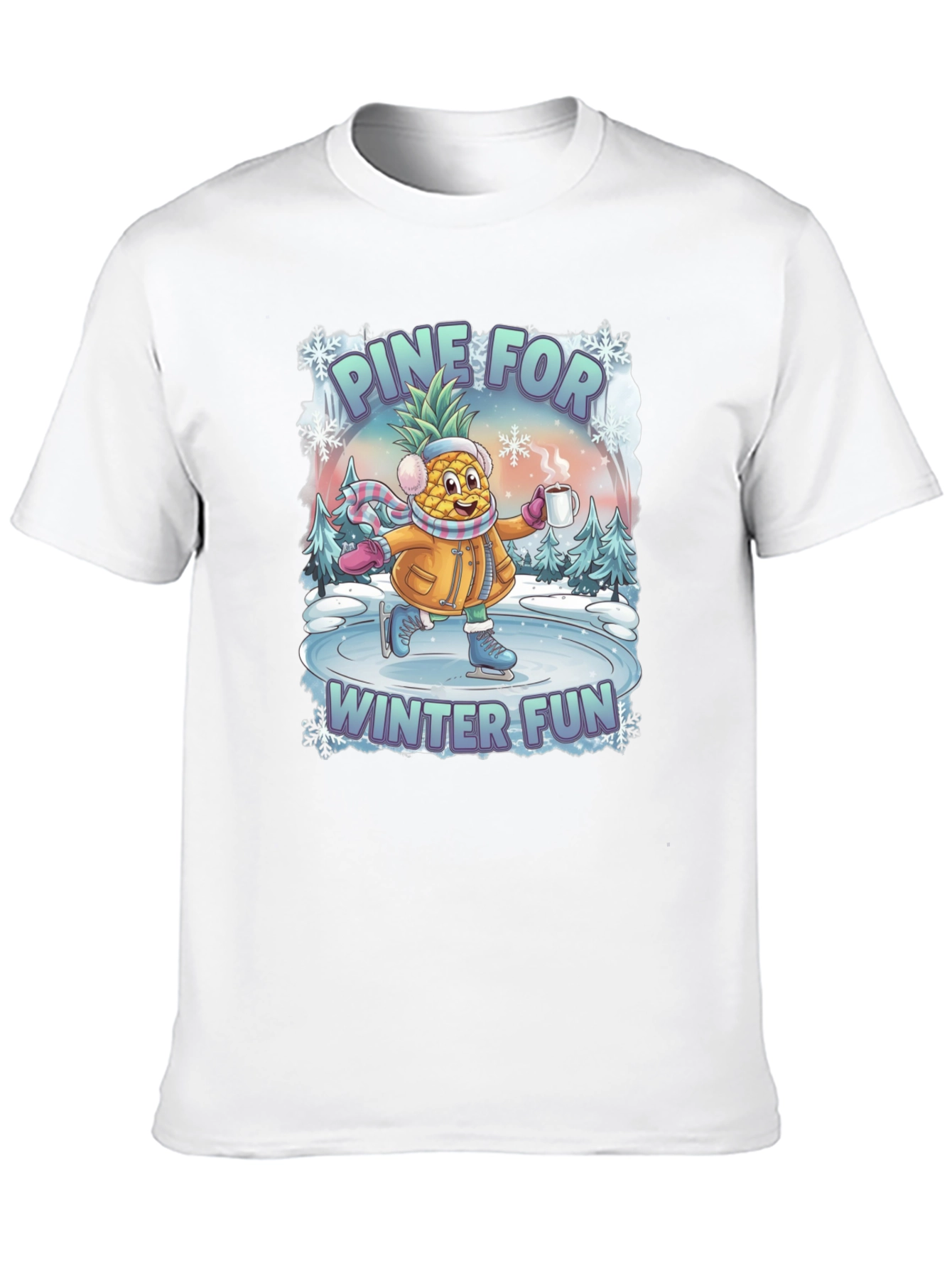 Pine For Winter Fun Graphic T-Shirt