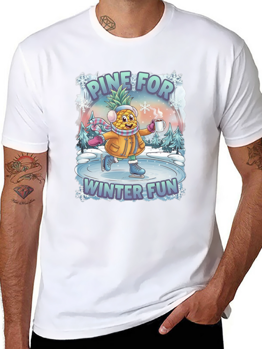 Pine For Winter Fun Graphic T-Shirt