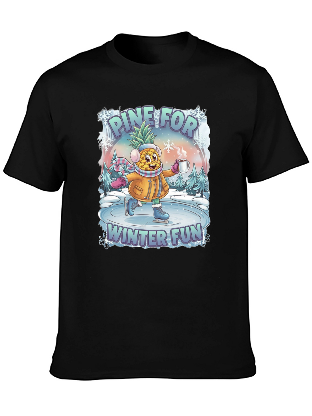 Pine For Winter Fun Graphic T-Shirt
