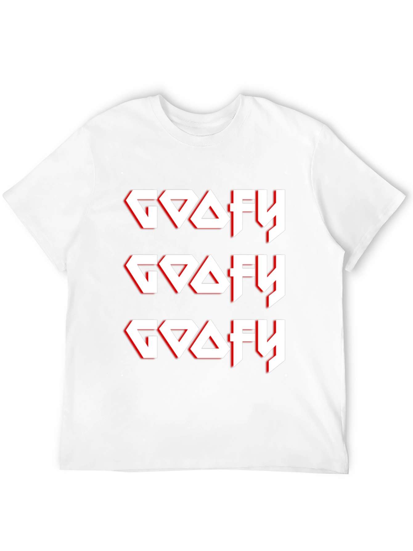 Goofy Graphic Tee - Black Cotton T-Shirt