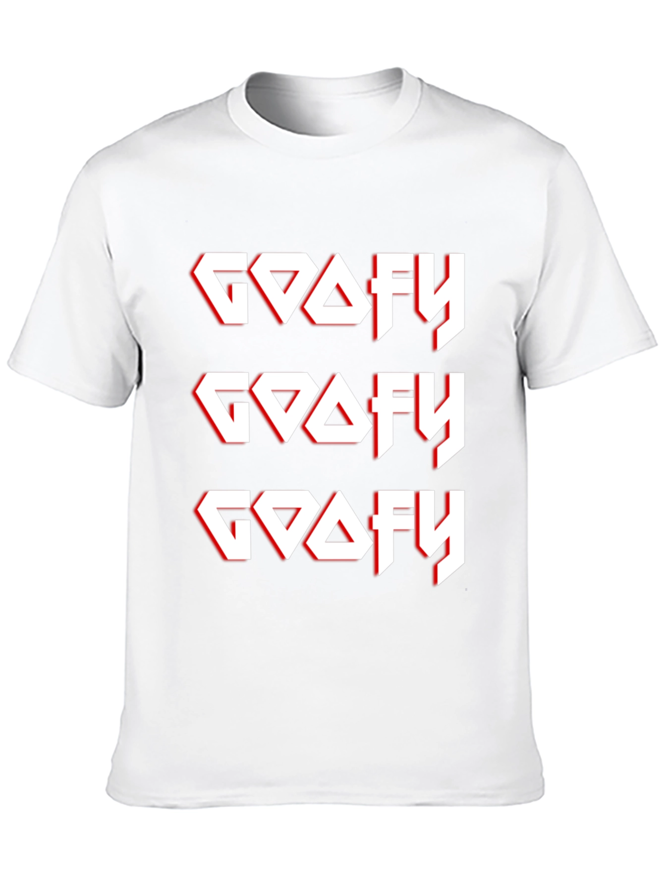 Goofy Graphic Tee - Black Cotton T-Shirt