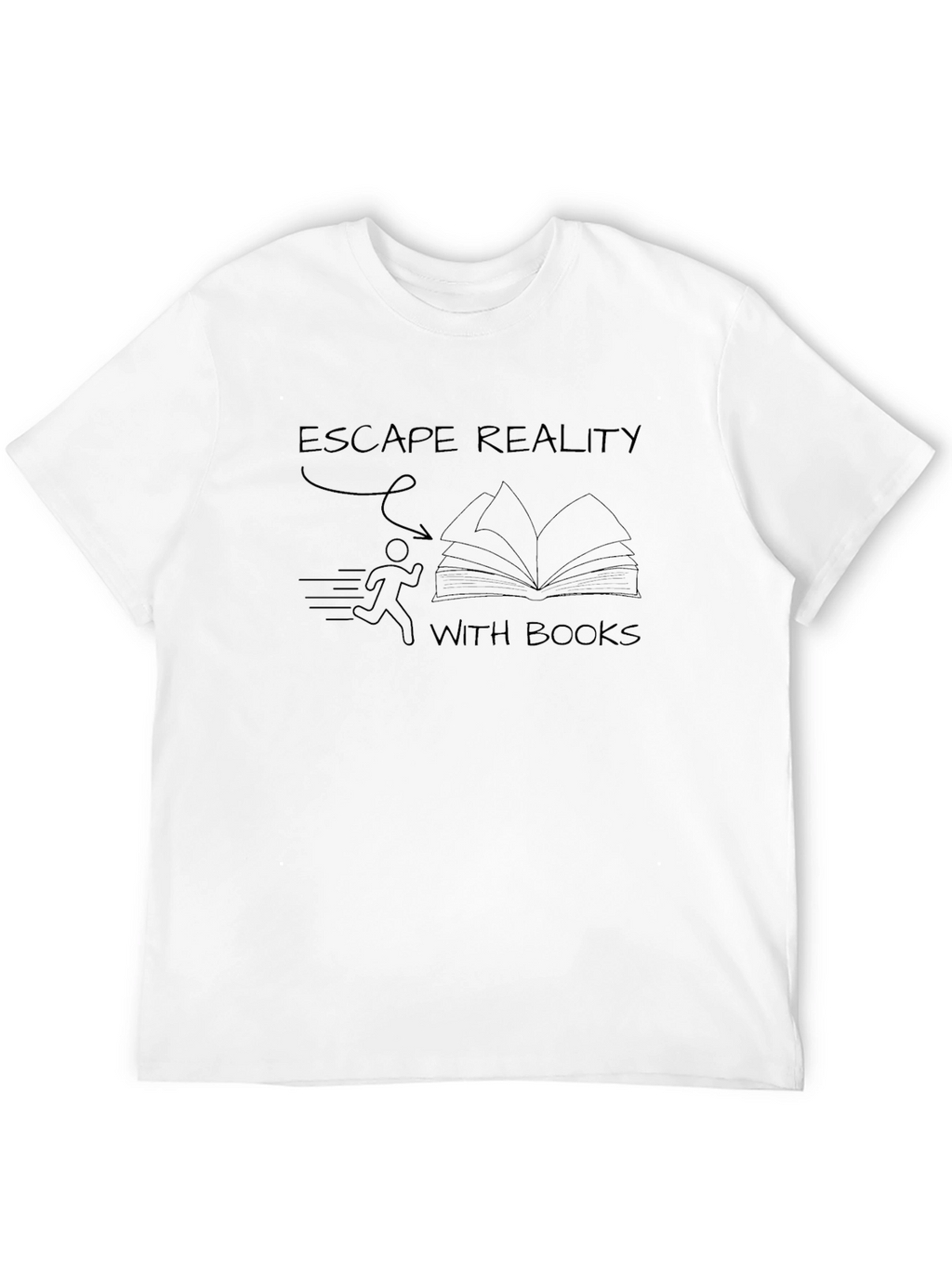 Escape Reality With Books T-Shirt