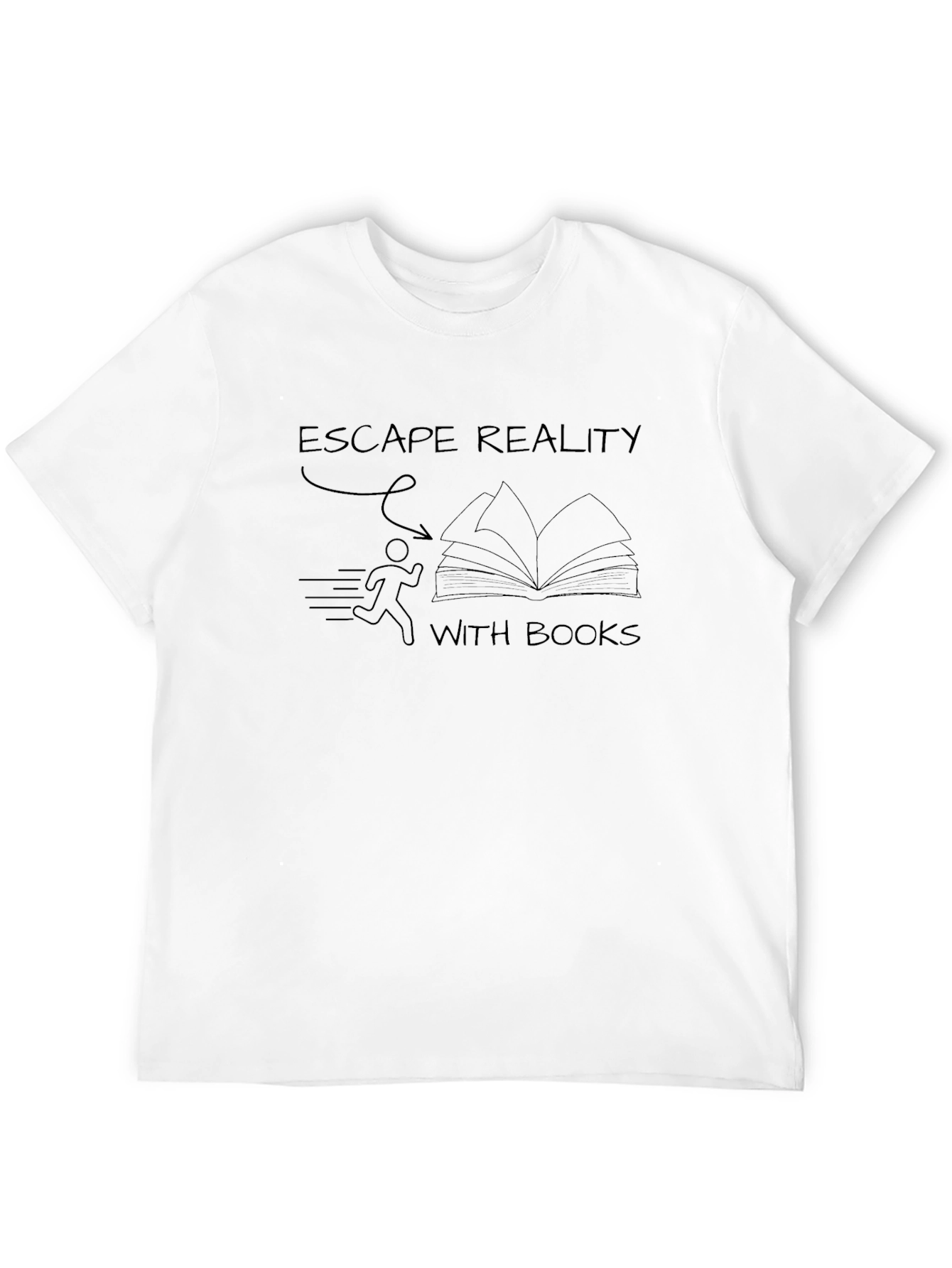 Escape Reality With Books T-Shirt