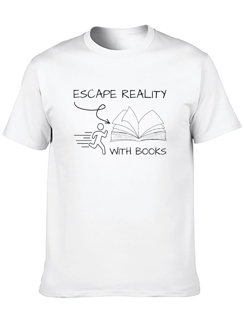 Escape Reality With Books T-Shirt