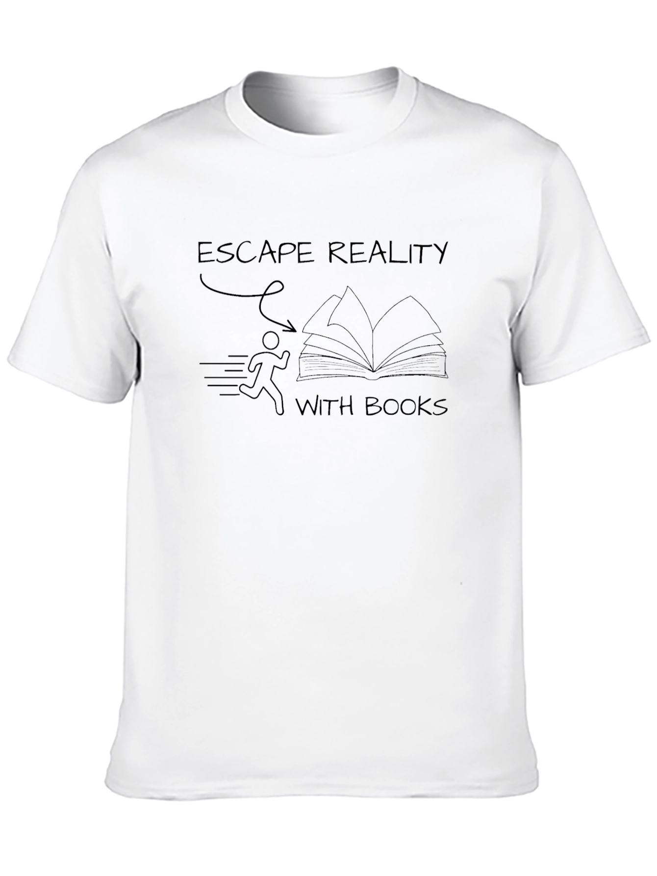 Escape Reality With Books T-Shirt