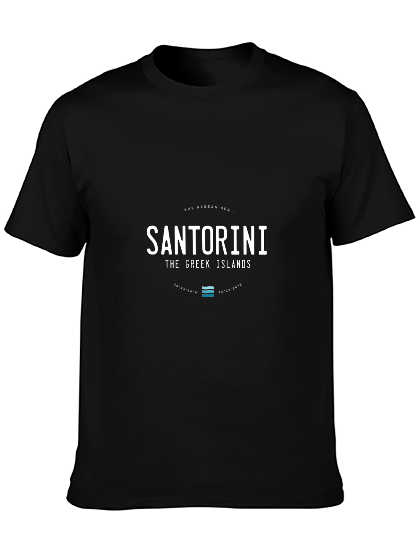 Santorini Greek Islands Graphic T-Shirt