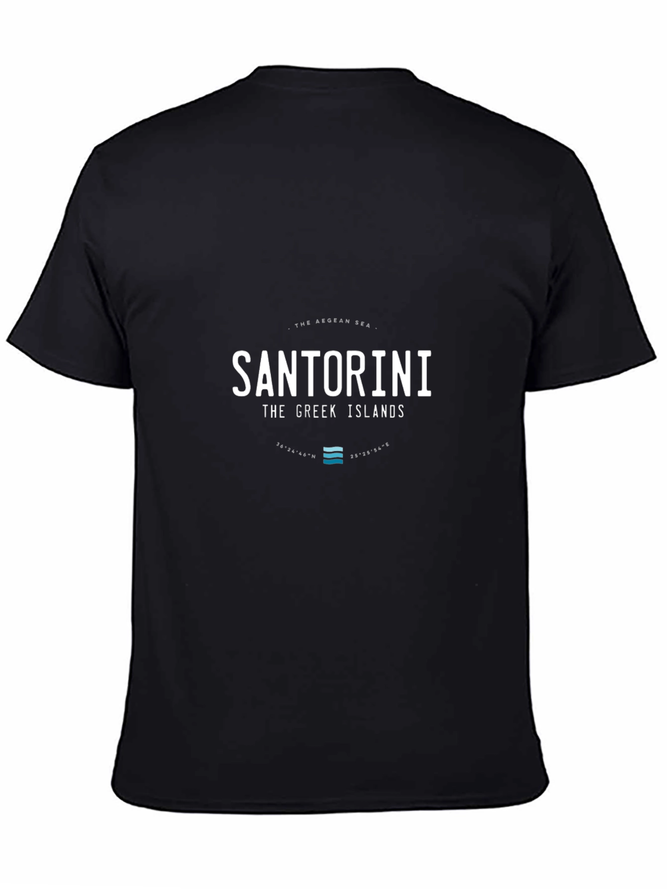 Santorini Greek Islands Graphic T-Shirt