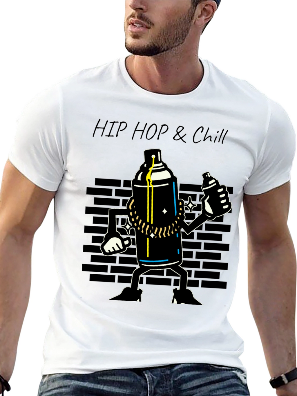 Hip Hop & Chill Graphic T-Shirt