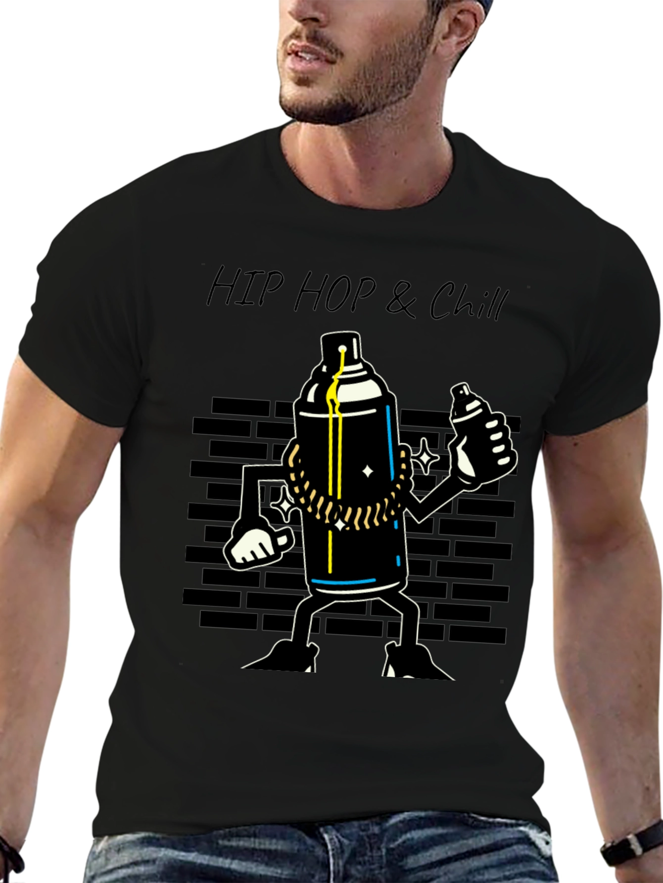 Hip Hop & Chill Graphic T-Shirt