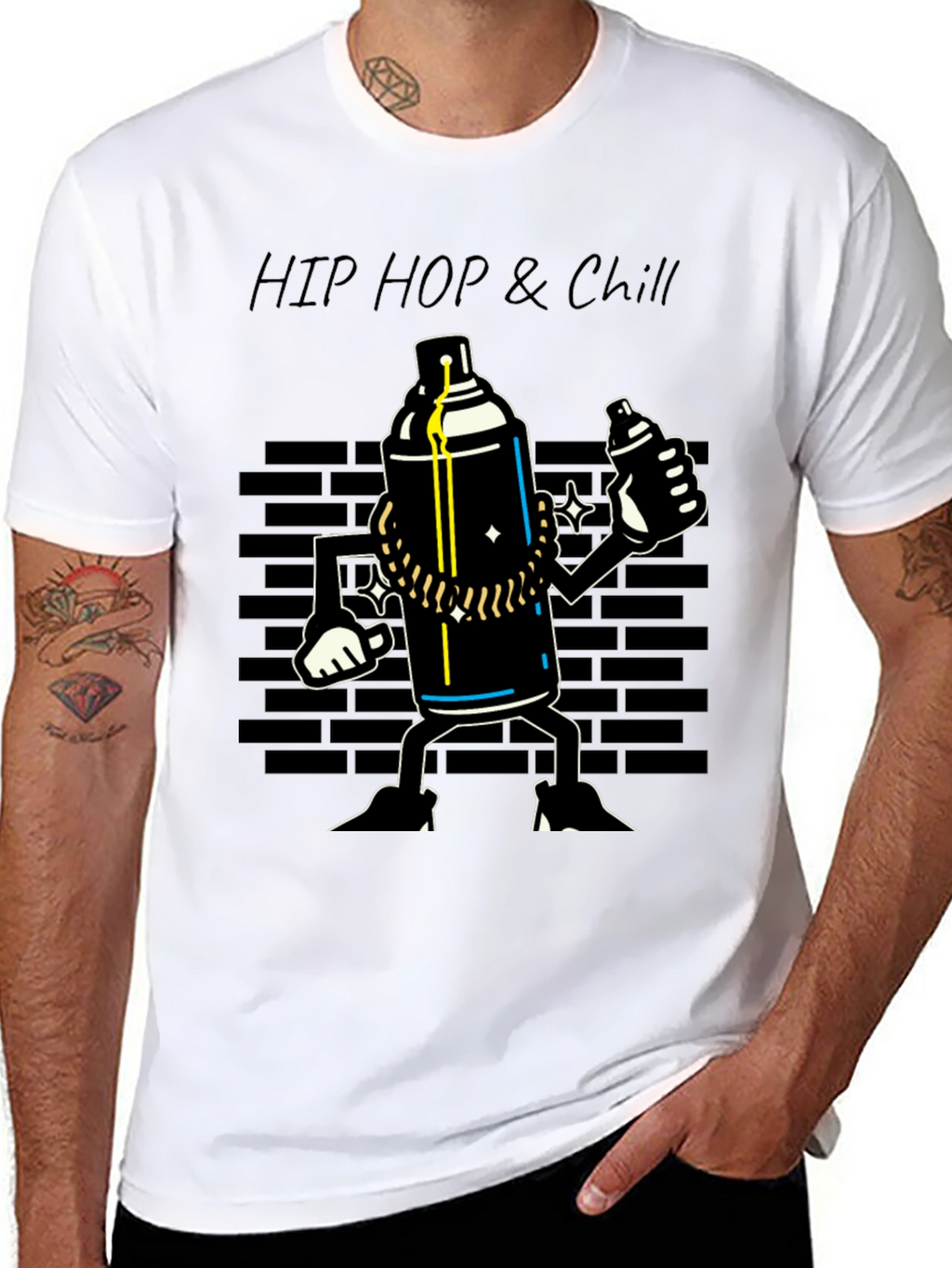 Hip Hop & Chill Graphic T-Shirt