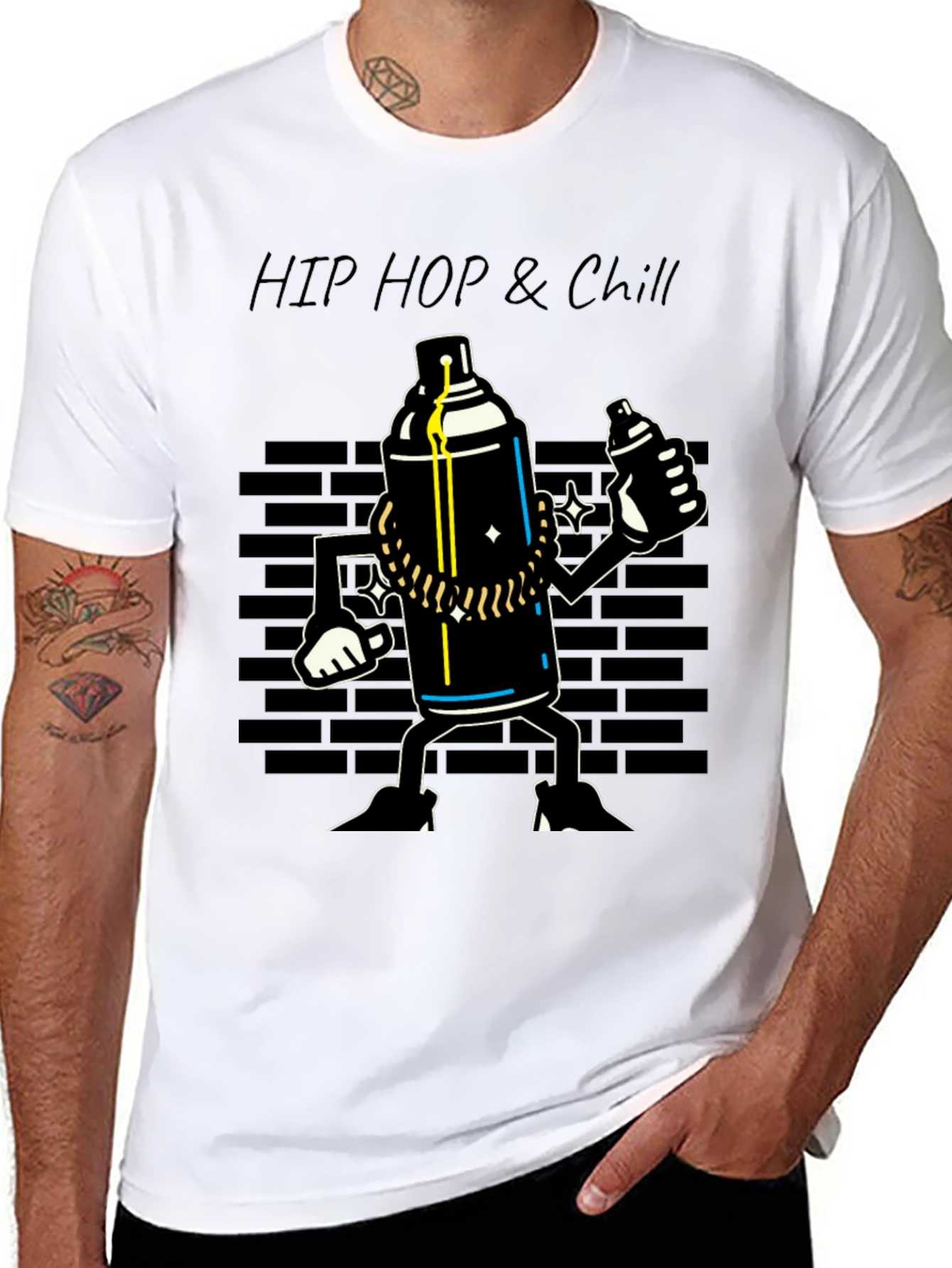 Hip Hop & Chill Graphic T-Shirt