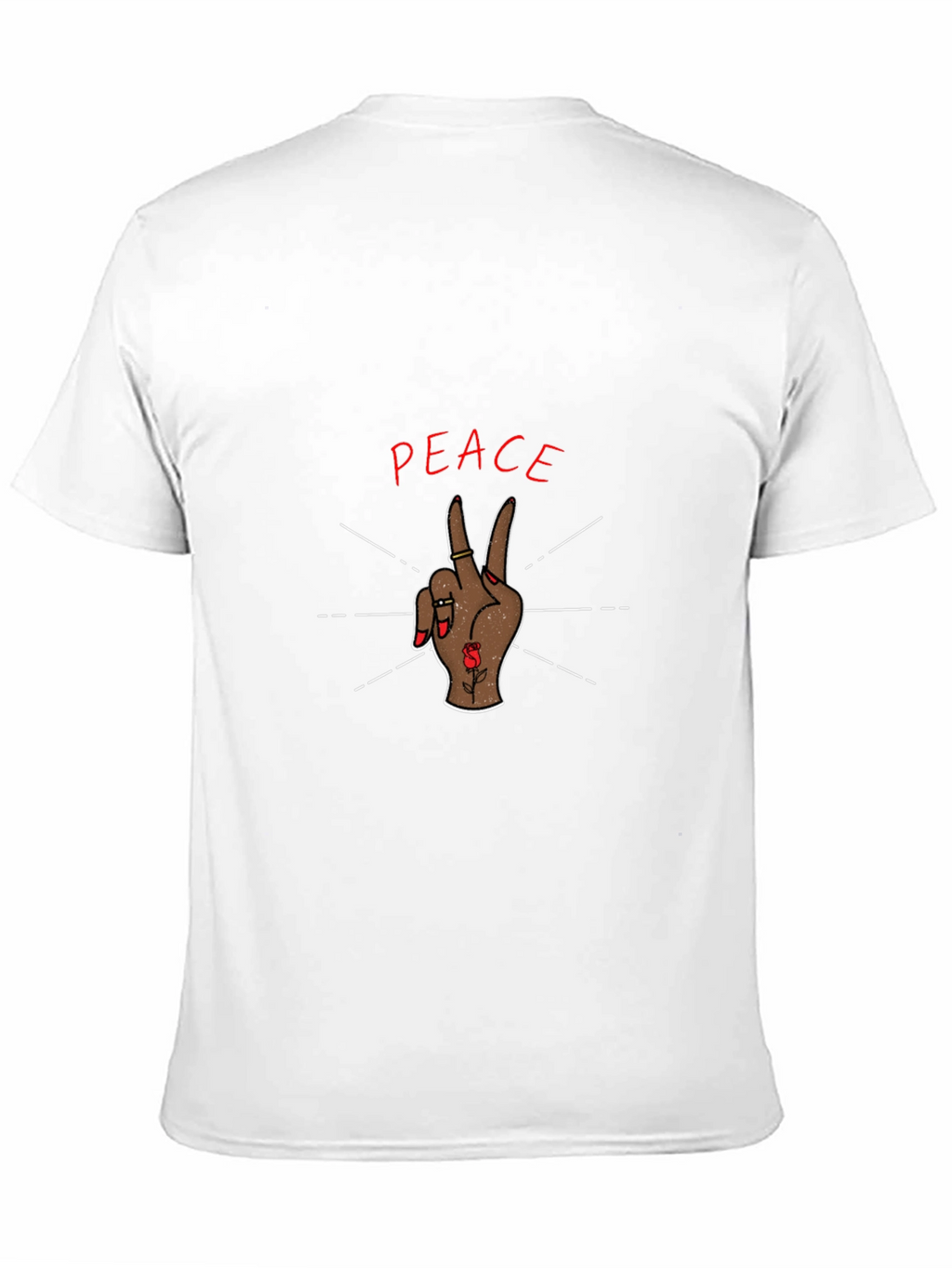 Peace Sign Graphic Tee - Stylish & Comfortable