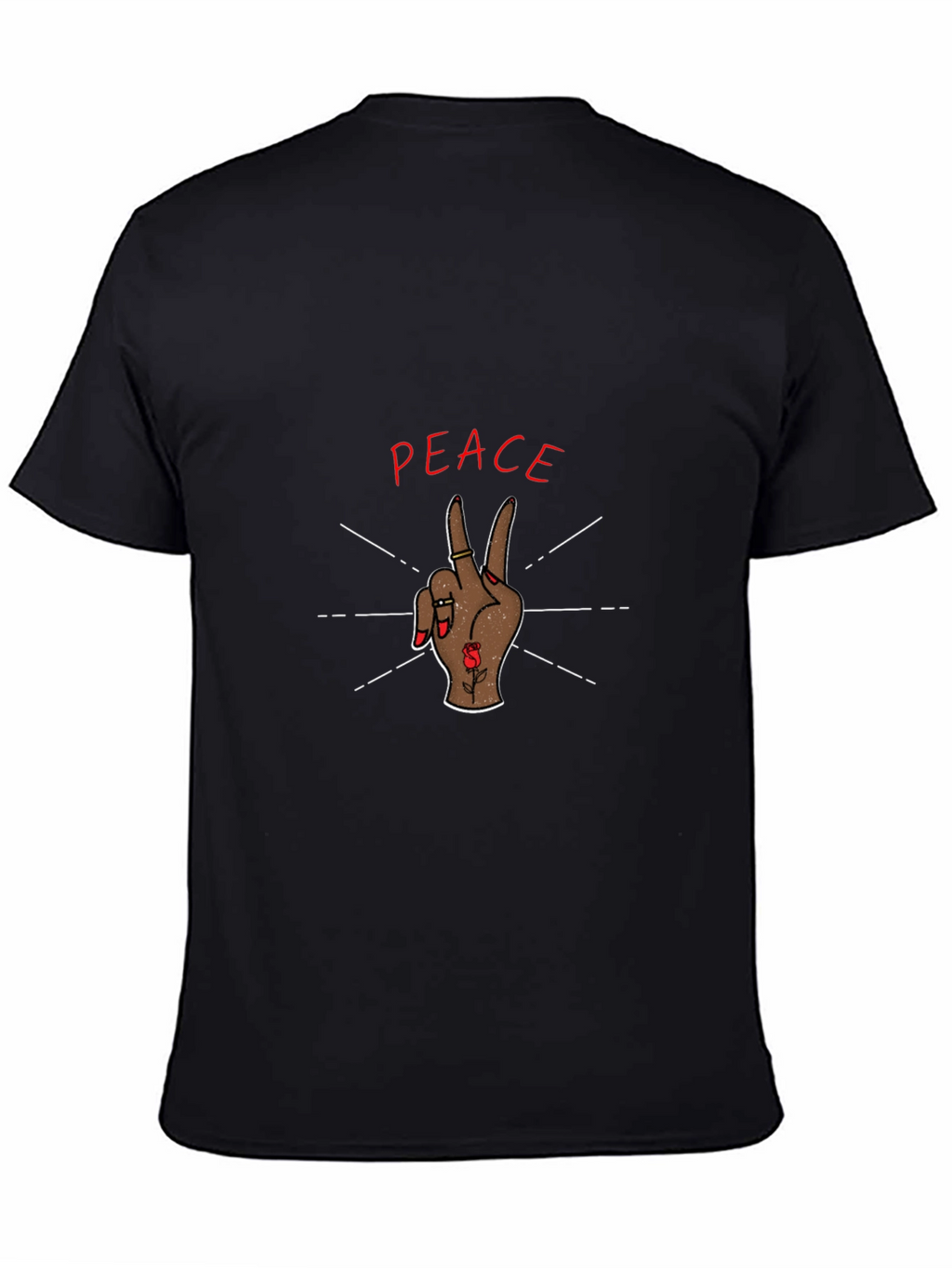 Peace Sign Graphic Tee - Stylish & Comfortable