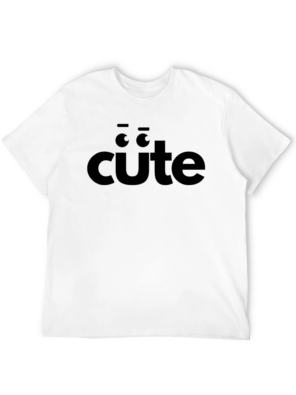 Cute Graphic Tee - Trendy Black T-Shirt