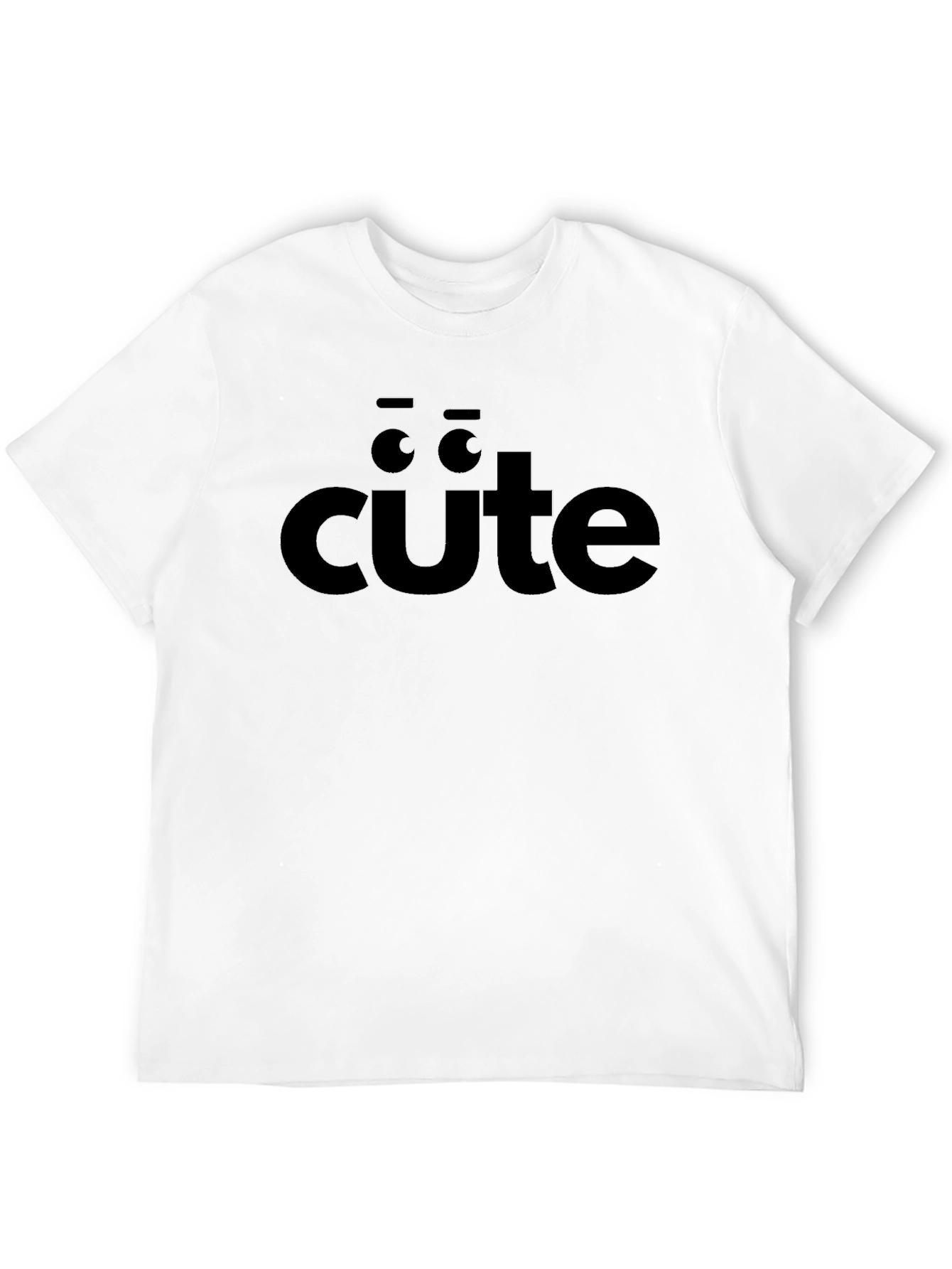 Cute Graphic Tee - Trendy Black T-Shirt