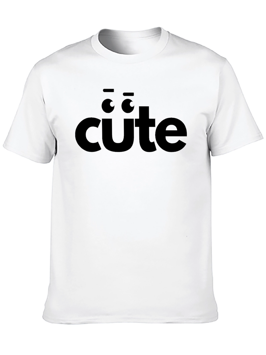 Cute Graphic Tee - Trendy Black T-Shirt