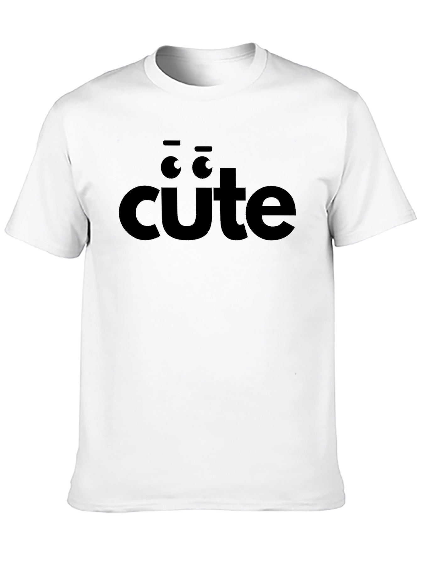 Cute Graphic Tee - Trendy Black T-Shirt