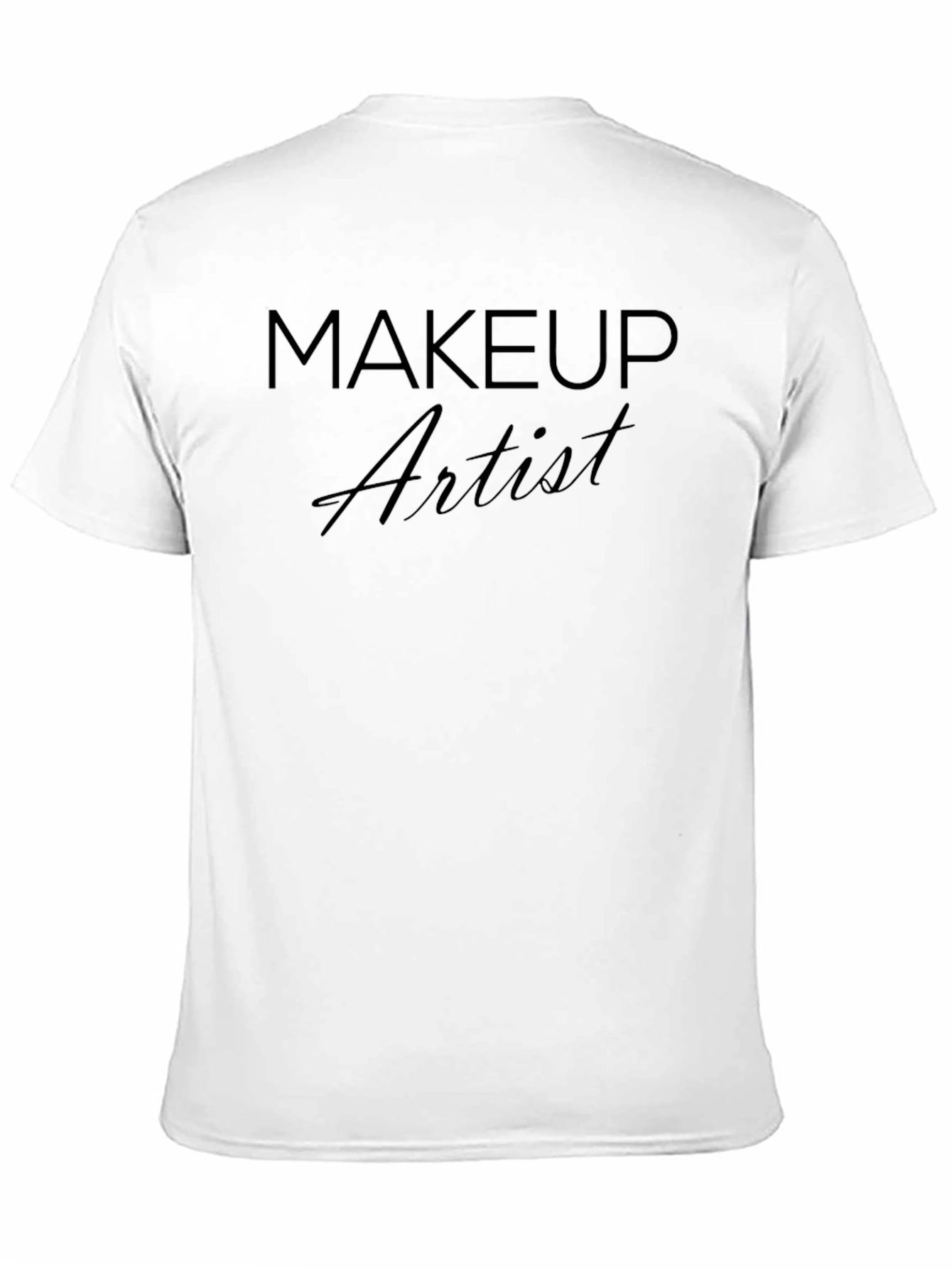 Makeup Artist T-Shirt - Stylish Crew Neck Tee